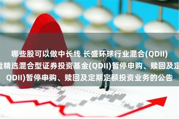 哪些股可以做中长线 长盛环球行业混合(QDII): 长盛环球景气行业大盘精选混合型证券投资基金(QDII)暂停申购、赎回及定期定额投资业务的公告