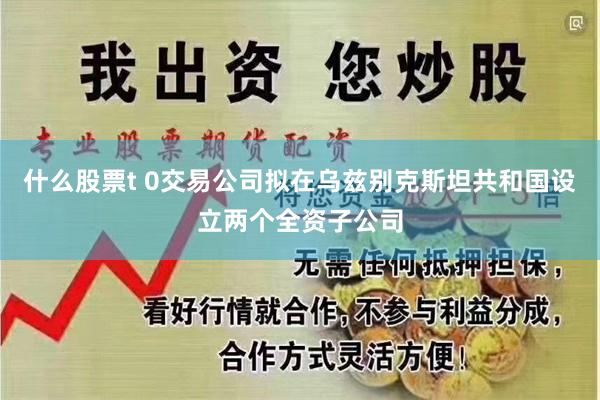 什么股票t 0交易公司拟在乌兹别克斯坦共和国设立两个全资子公司