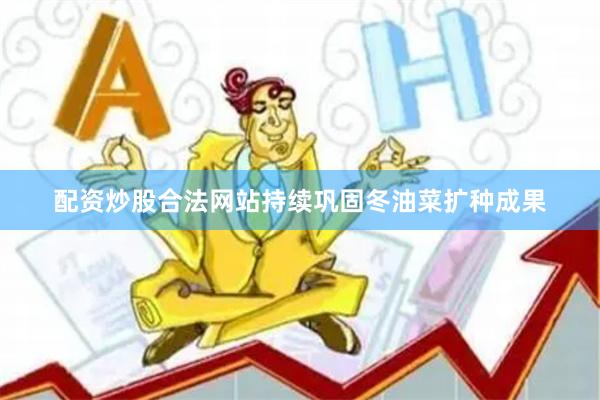 配资炒股合法网站持续巩固冬油菜扩种成果